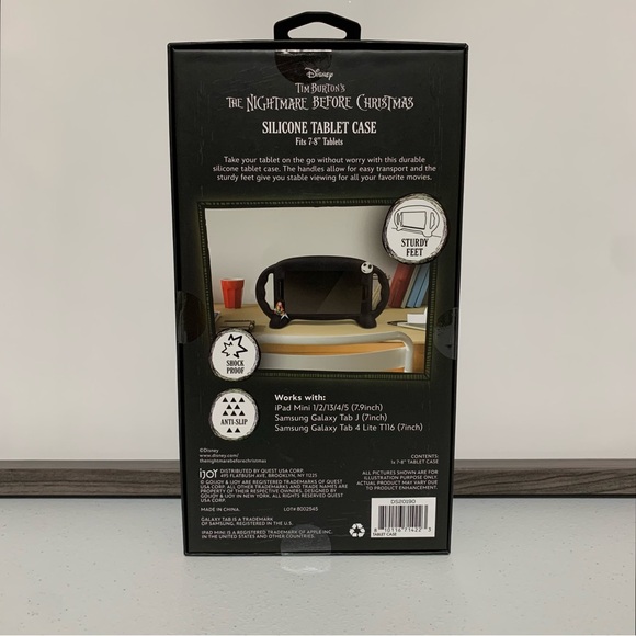 Disney The Nightmare Before Christmas Silicone Tablet Case-New in Box - Picture 3 of 9